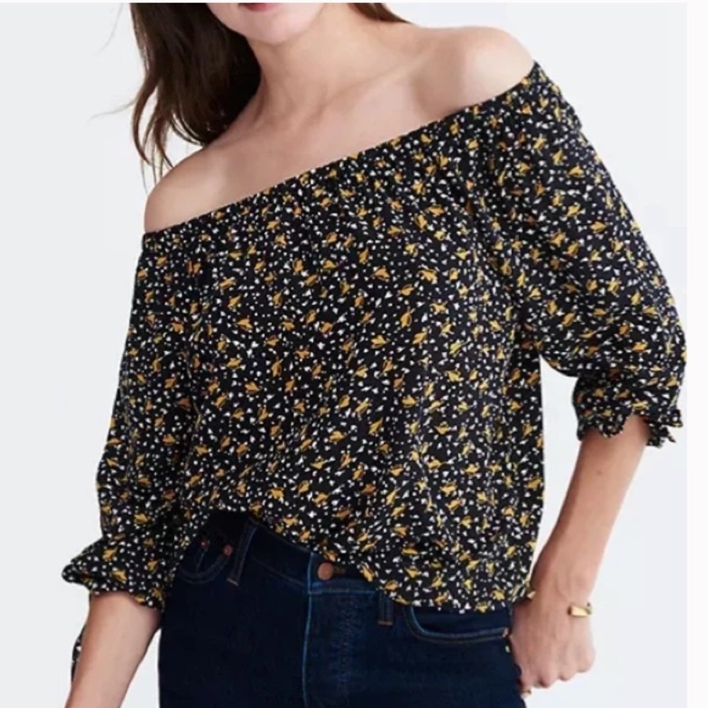 Madewell 100% Silk Blouse Small Excellent Condition